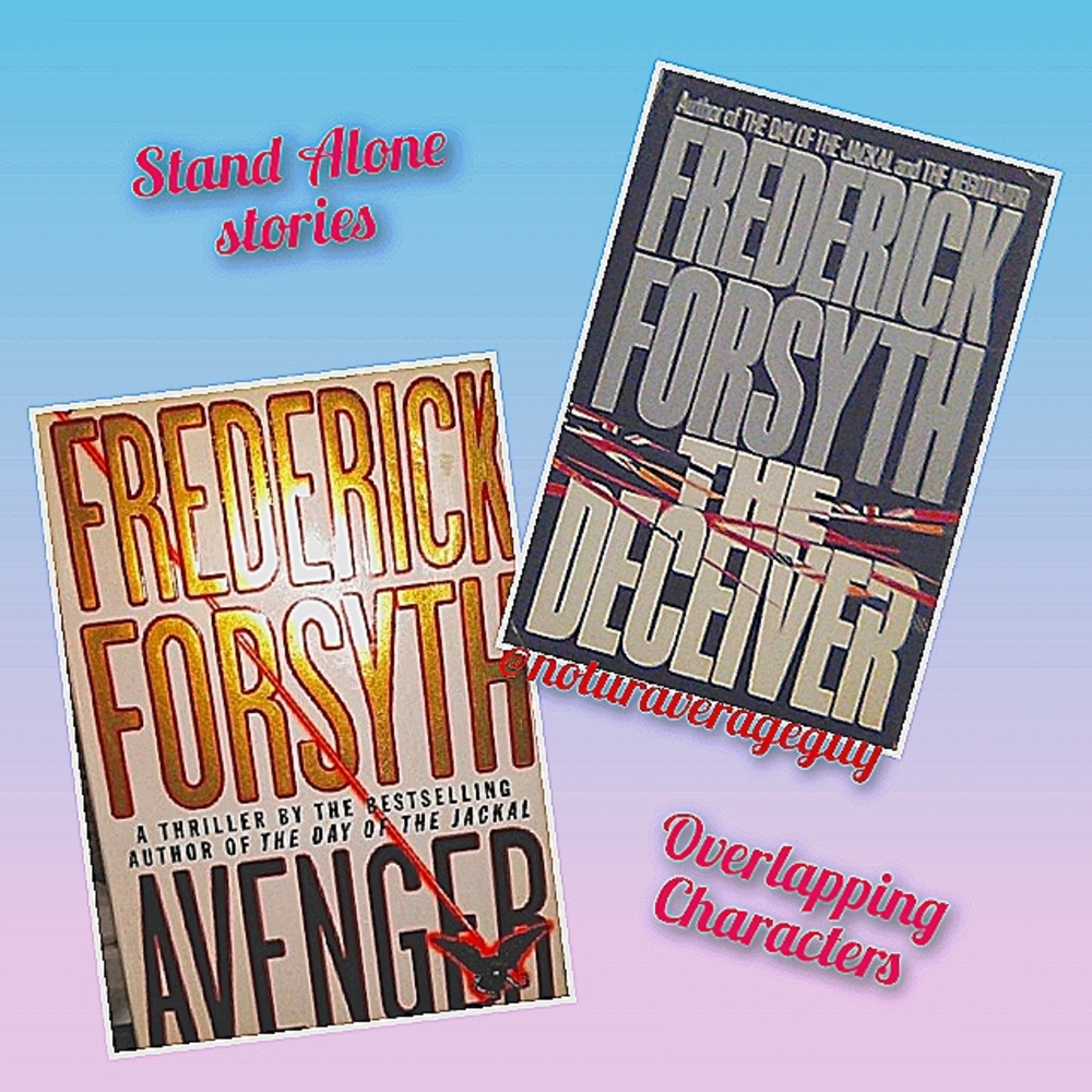 PR of FREDERICK FORSYTH Novels style a la James Bond
